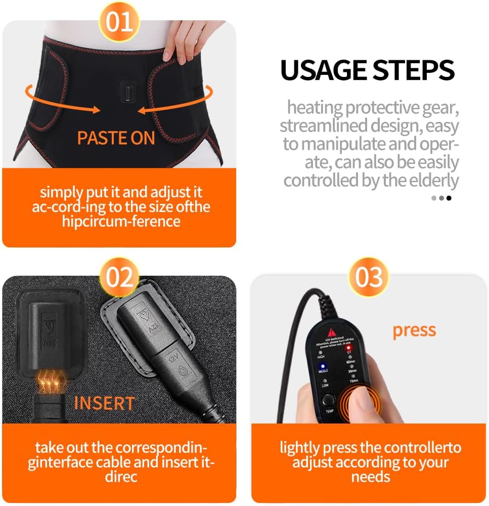 Heating and massaging period pad