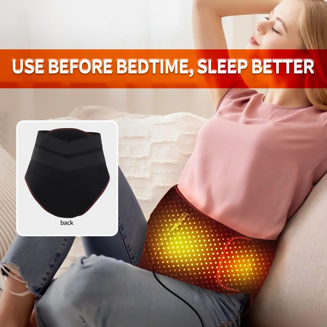 Electric Heating & Massage Menstrual Relief Pad