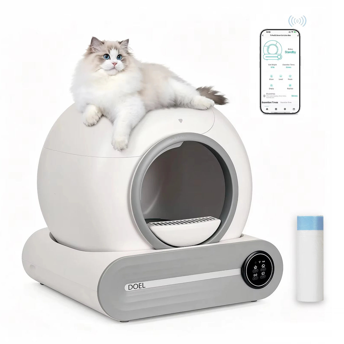 Smart Automatic Self Cleaning Litter Box