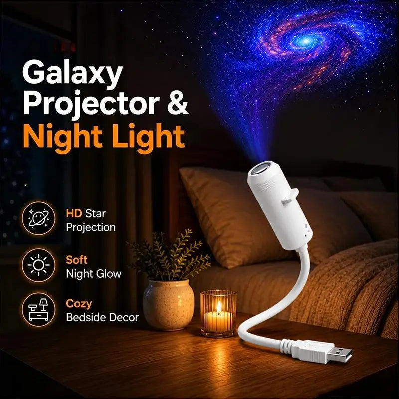 USB Galaxy Projector Nigh Light