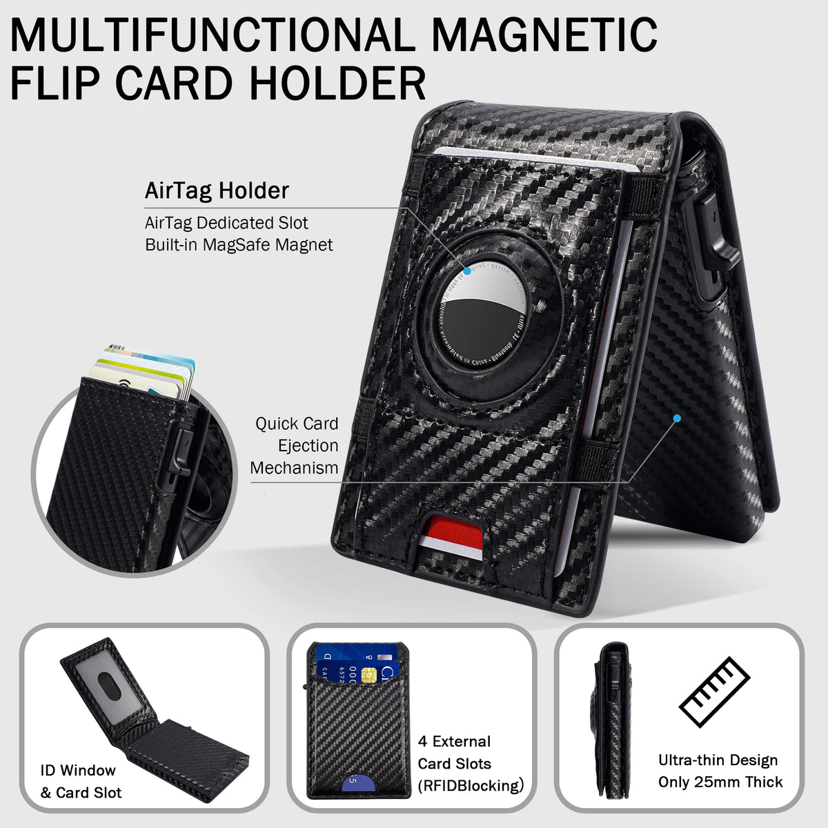 Magnetic RFID Wallet