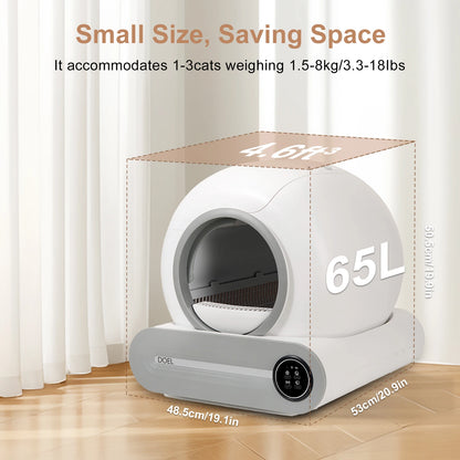 Smart Automatic Self Cleaning Litter Box